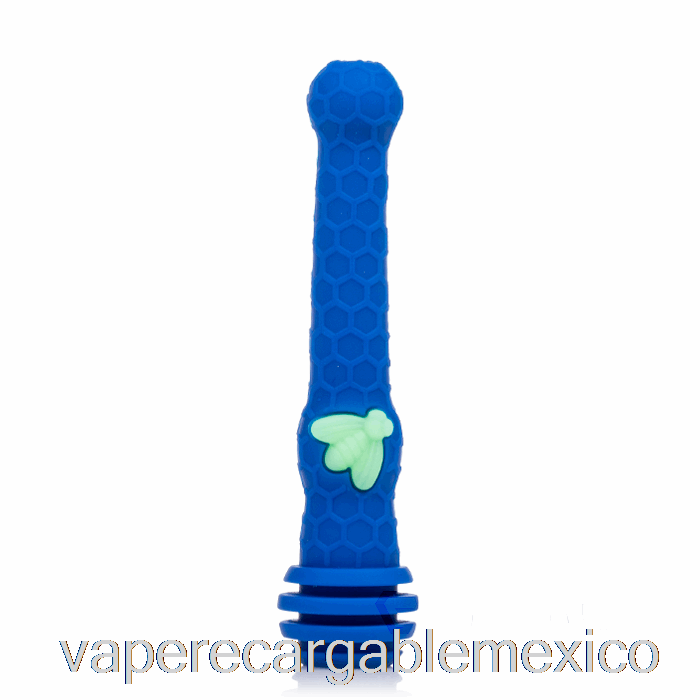 Vape Recargable Estratus Miel Cazo Silicona Dab Paja Azul Marino / Abeja Uv (abeja Azul / Verde Uv)